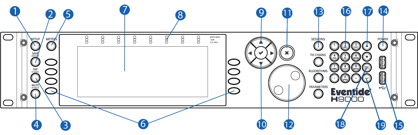 H9000 Front Panel