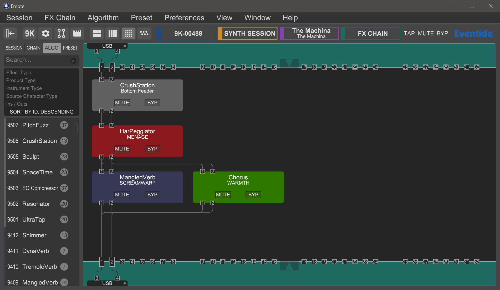 emote algorithm view