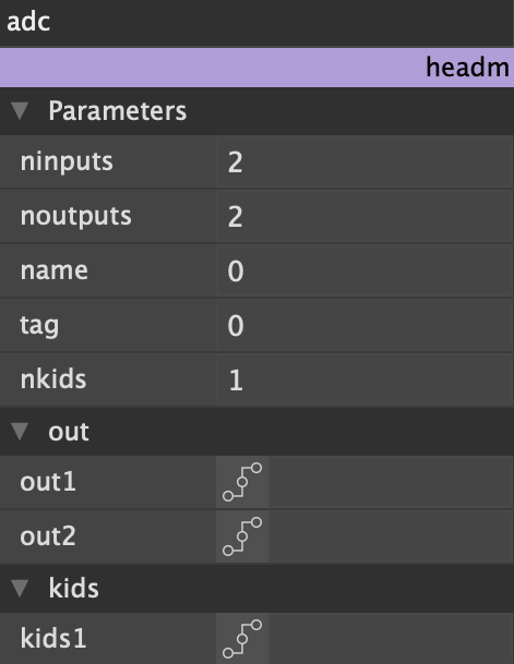 head module editor