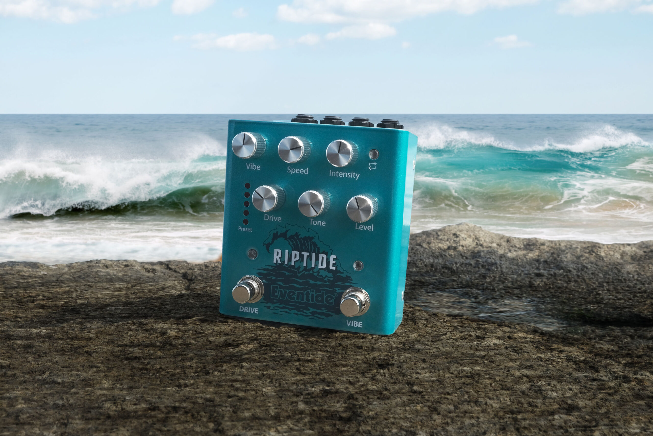 Eventide Riptide overdrive uni-vibe effects pedal