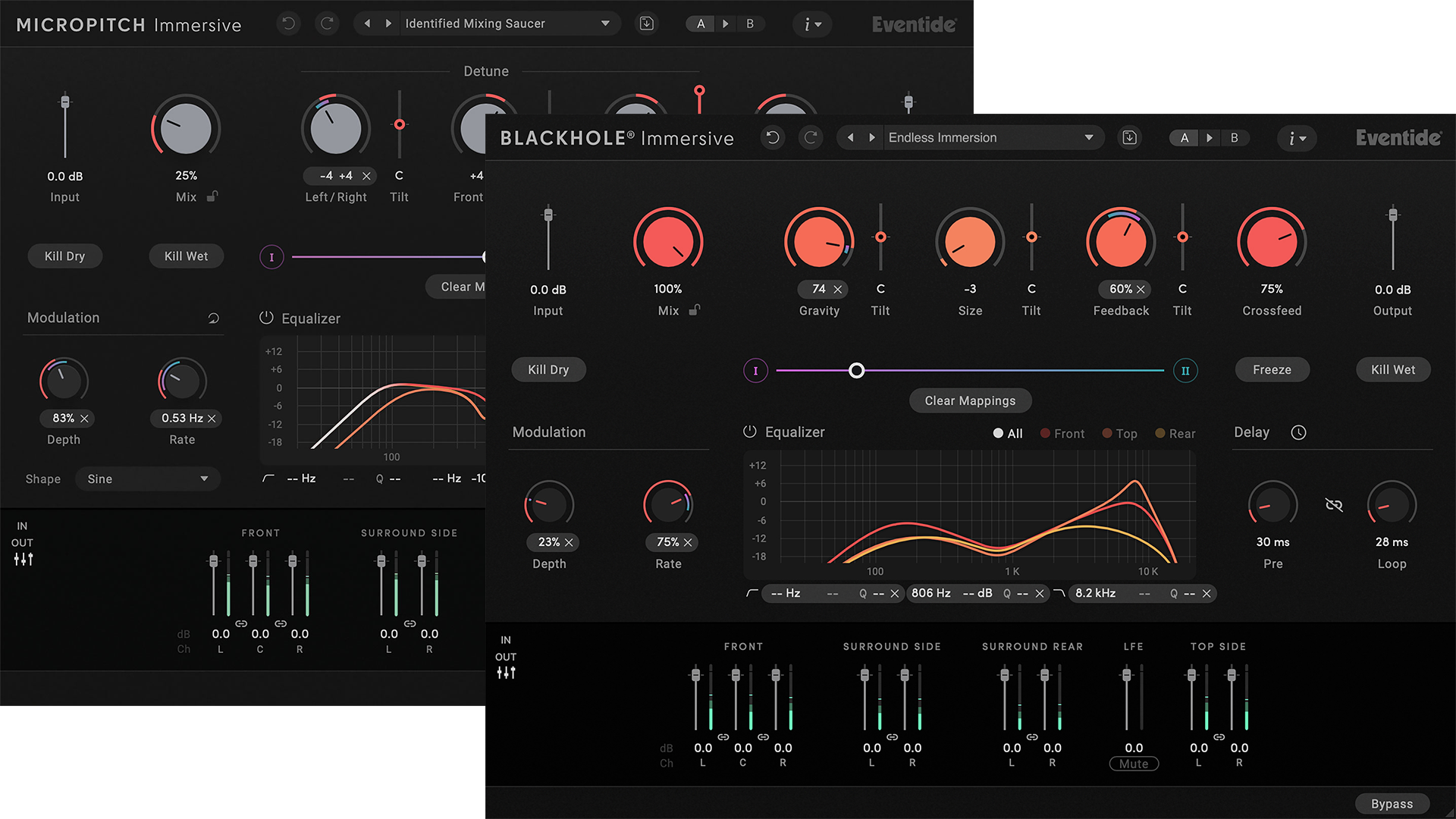 Eventide Updates Blackhole® Immersive and MicroPitch Immersive Plugins