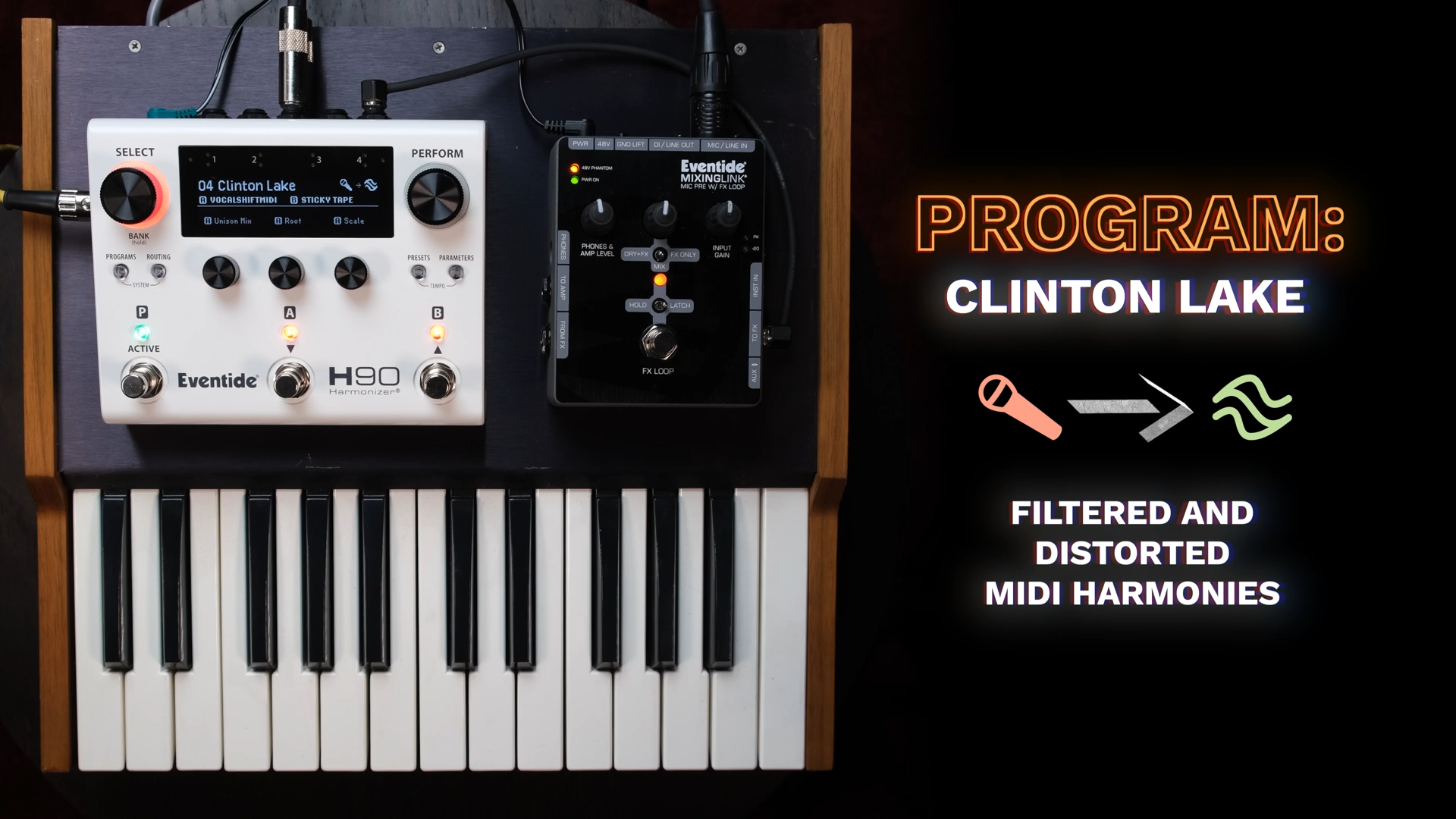 Vines - H90 Harmonizer Vocal Program: Clinton Lake