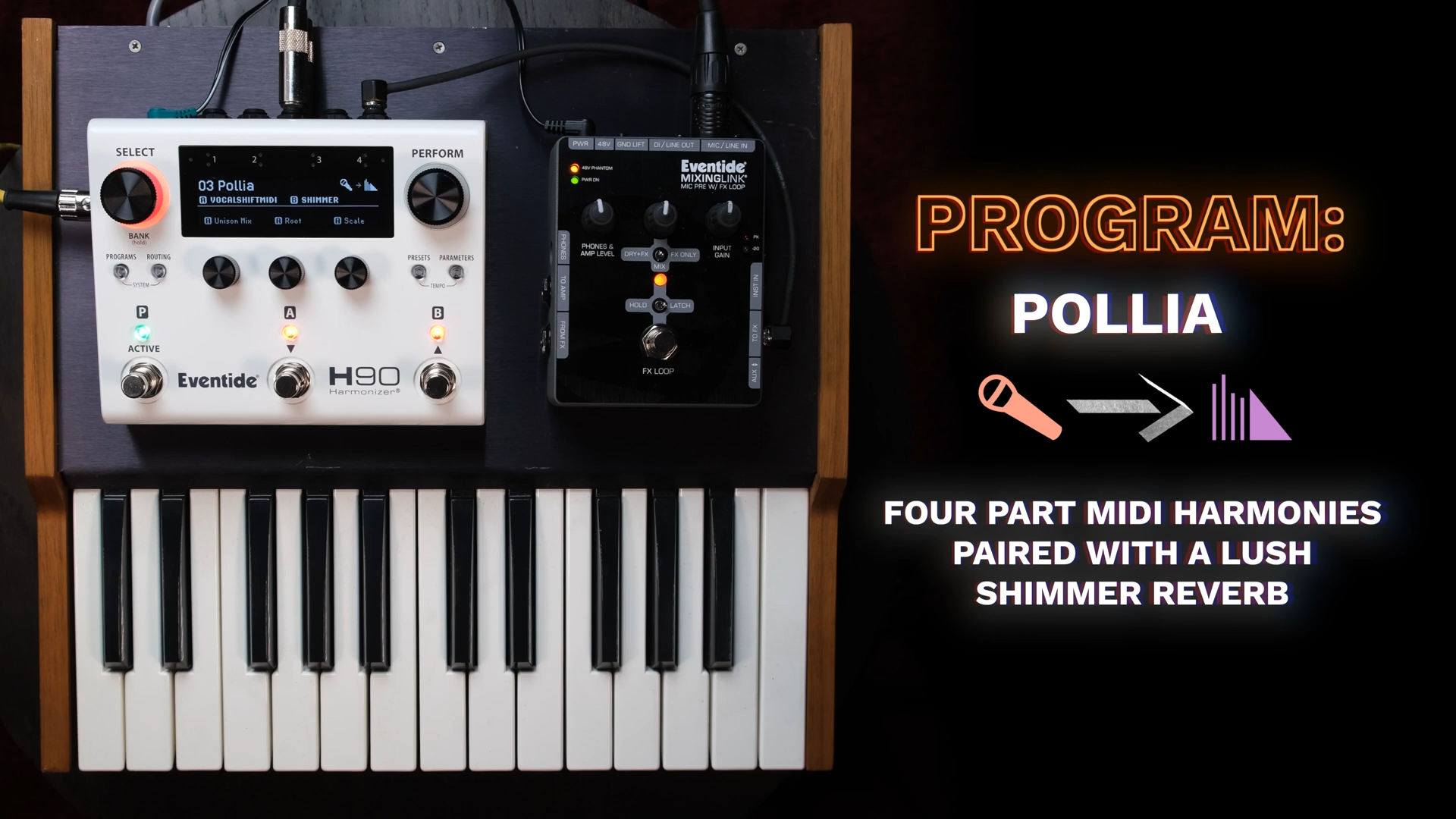 Vines - H90 Harmonizer Vocal Program: Pollia