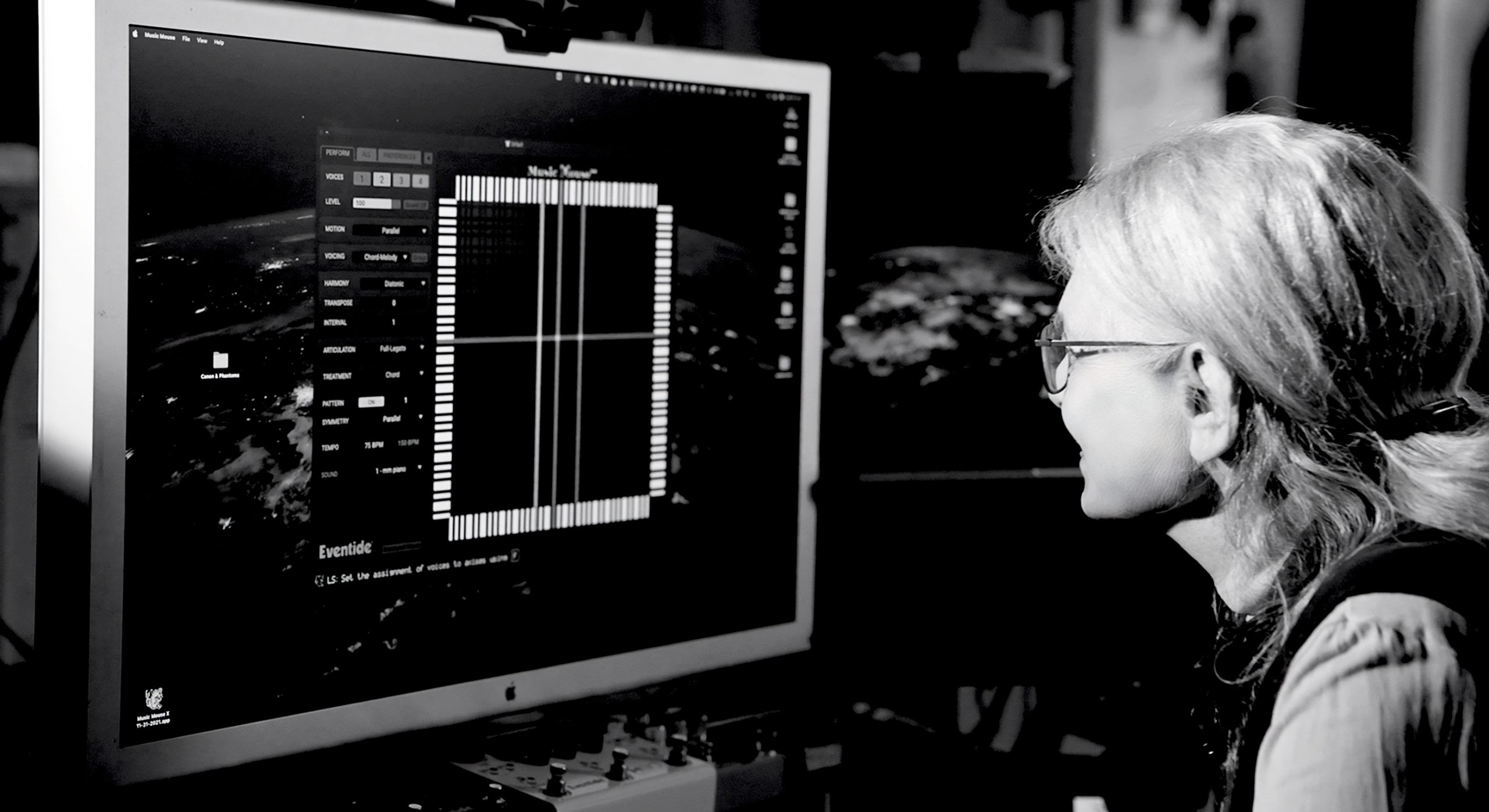 Laurie Spiegel with Music Mouse by Eventide