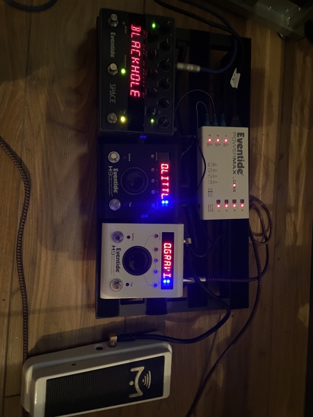 JB eventide pedalboard